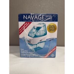 NEW Navage Nasal Irrigation Congestion Relief Bundle Nose Cleaner & 30 Saltpods